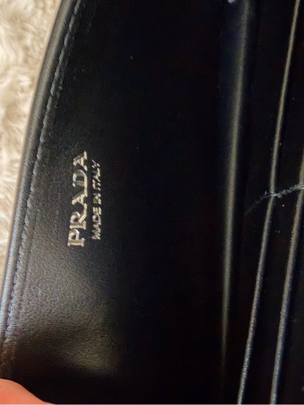 PRADA Black Satin Crystal Crossbody Clutch Bag 1DH044 - Picture 14 of 16